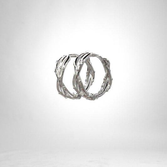 Cute hoops - sterling silver