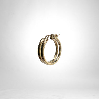 Hoops - gold filled