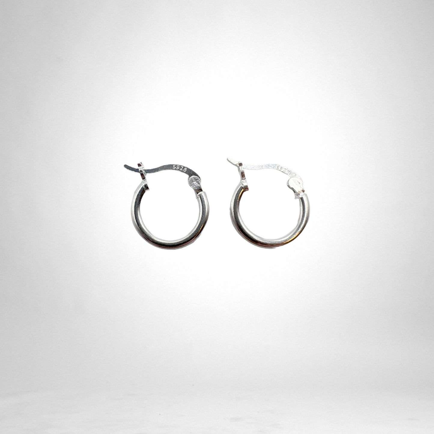 Hoops - sterling silver