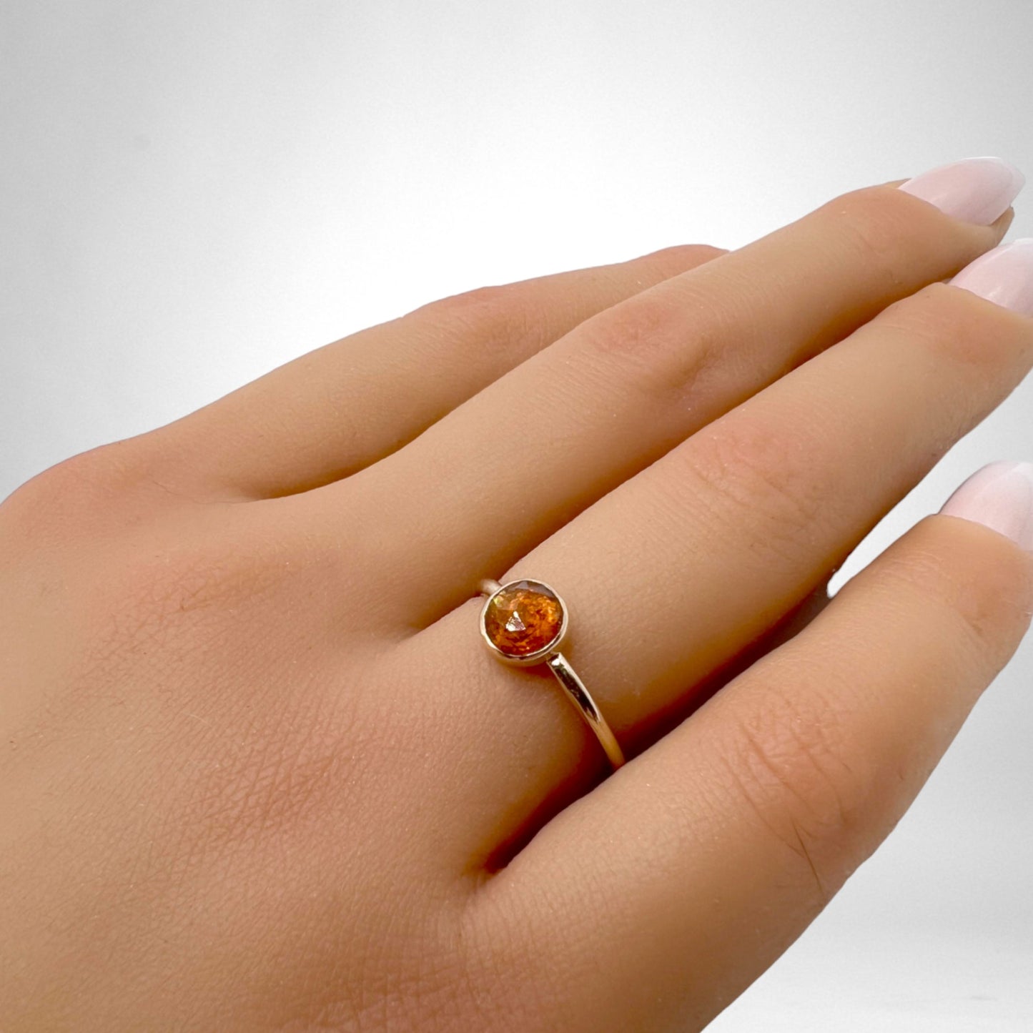 Gold rings with colorful gemstones